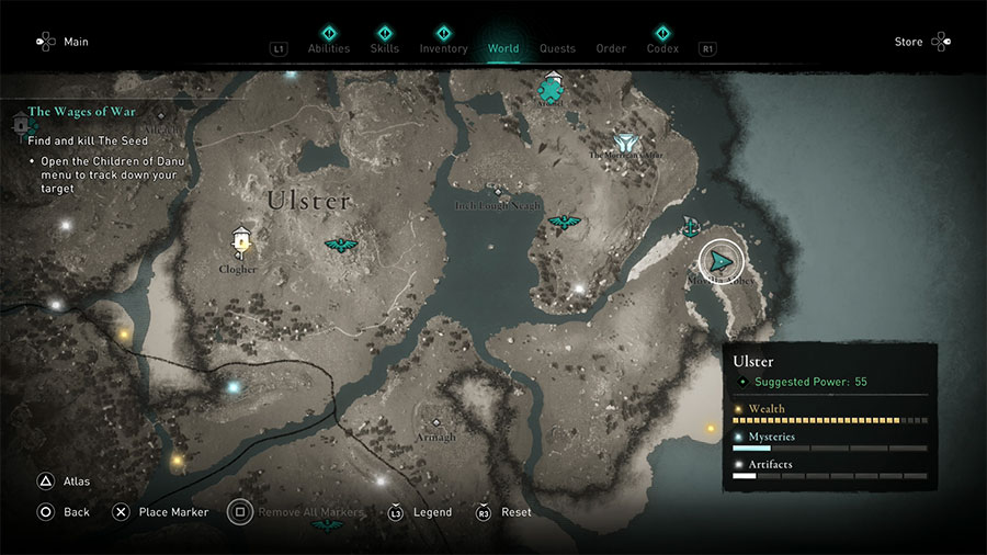 Encuentra y mata la semilla en Assassin's Creed Valhalla Wrath Of Druids