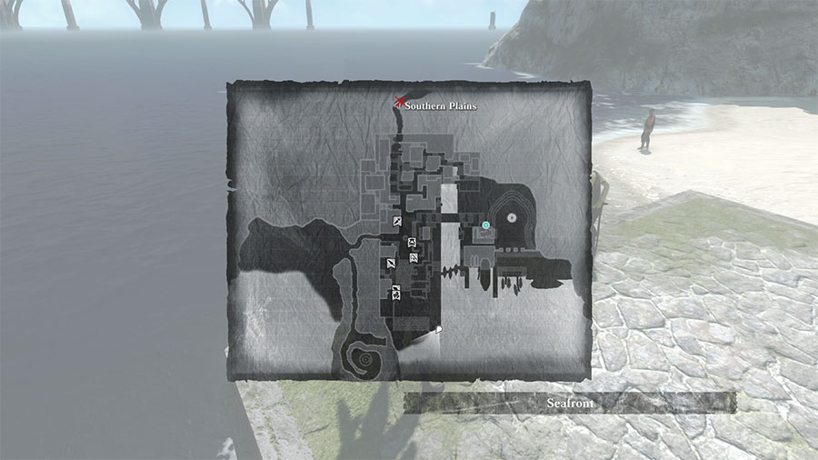 Dónde atrapar Blue Marlin en NieR Replicant Ver1.22