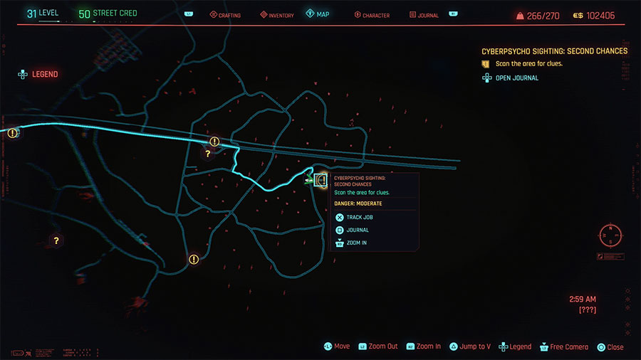 Cyberpsycho Location # 4 (Segundas oportunidades)