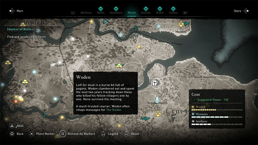 Tablilla de cabestro misteriosa - Woden Zealot (Cent)