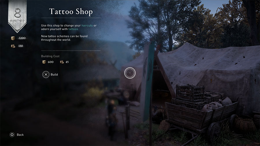 Tienda de tatuajes (nivel de colonia)