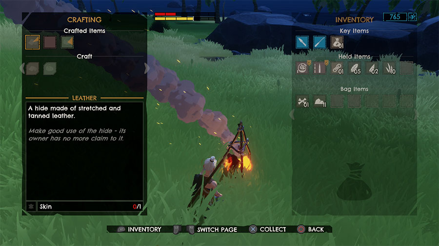 Cómo hacer cuero en Windbound