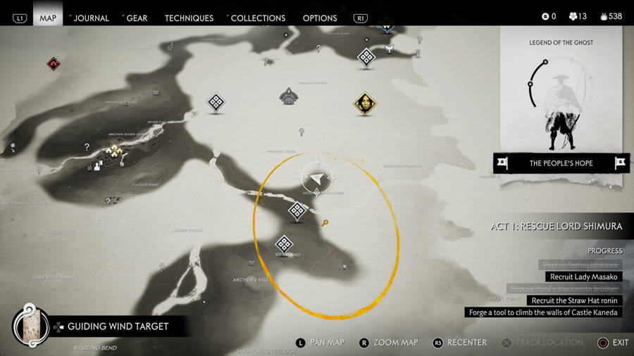 Entrada del mapa de The Legend Of Tadayori