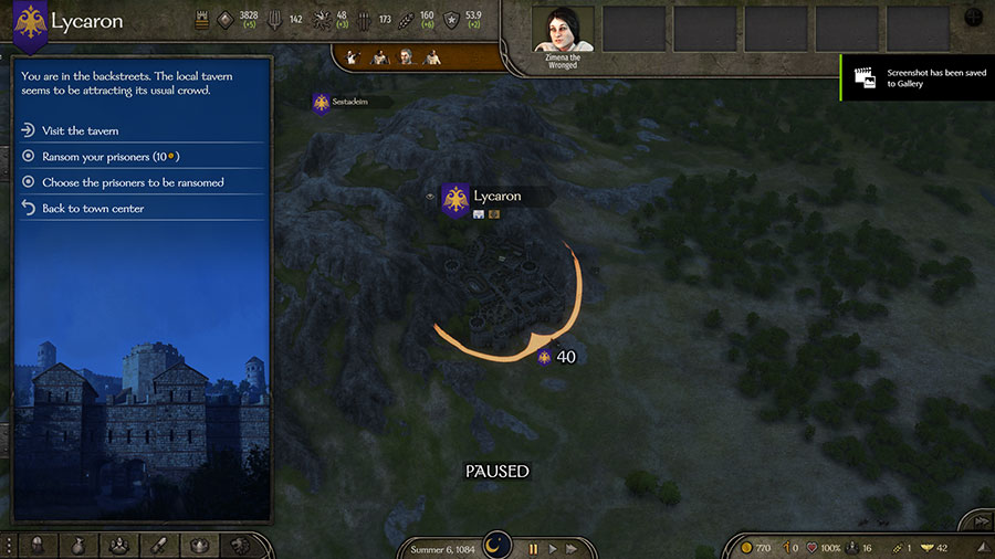 Cómo vender prisioneros en Mount & Blade II Bannerlord