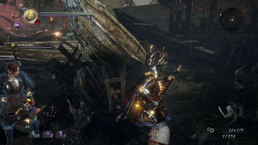 Aguas que penetran Kodama 5 Nioh 2