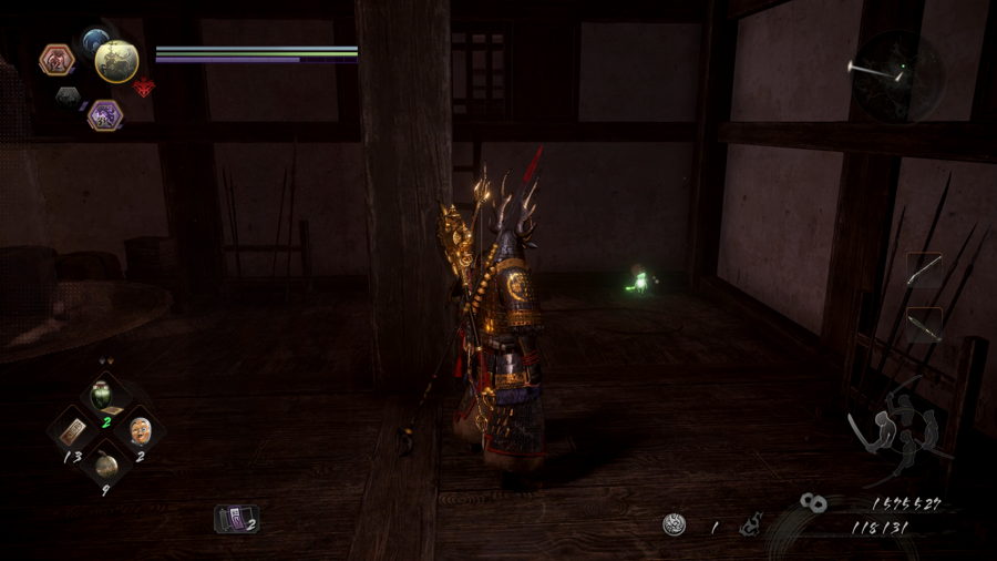 La ruina se dibuja cerca de Kodama 3 Nioh 2