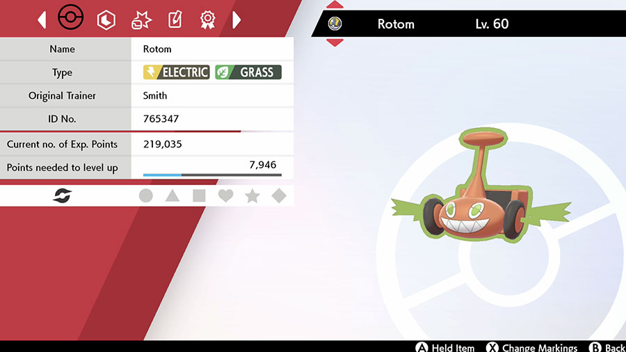 Cómo cambiar la forma de los rotoms