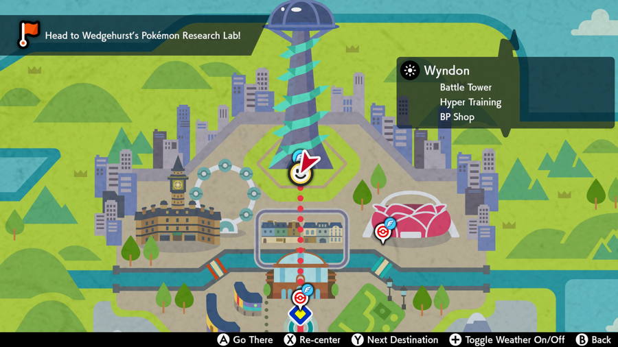 BP Ubicación Pokémon Espada y Escudo