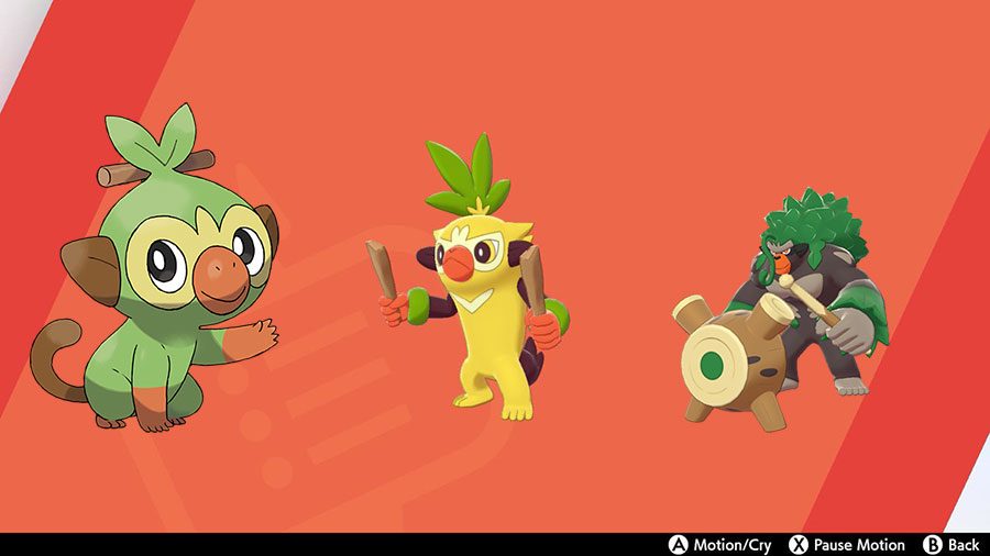 Evoluciones Grookey