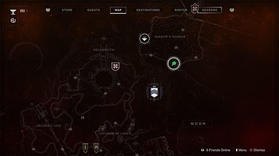 Dónde encontrar el cordón cautivo en Destiny 2
