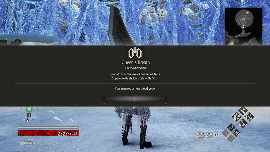 Código de sangre de aliento de Queens