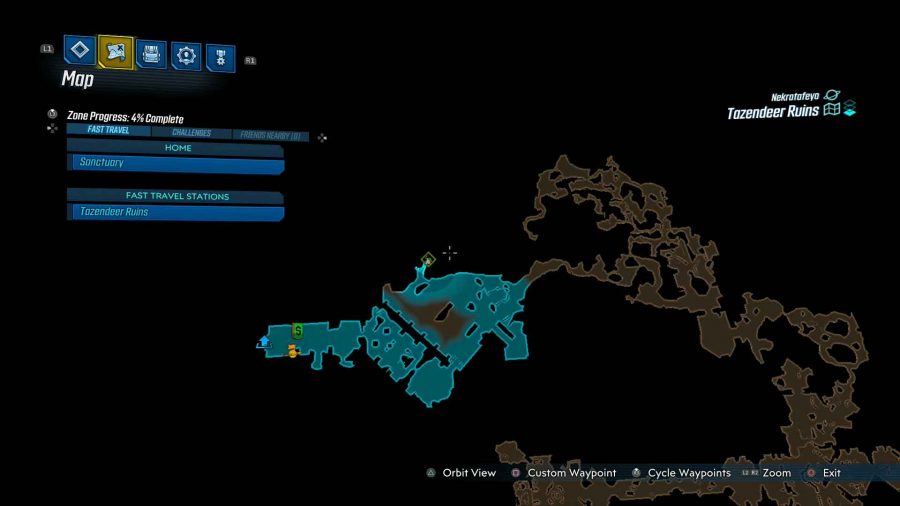 Tazendeer Ruins Dead Claptrap 1