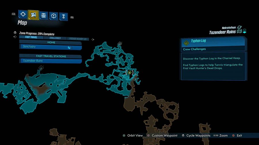 Tazendeer Ruins Typhon Logs 2