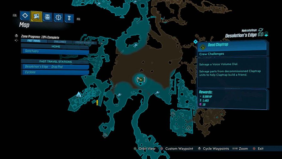 Desolations Edge Dead Claptrap