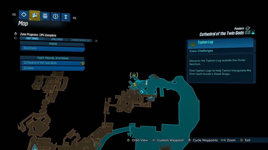Catedral de los dioses gemelos Typhon Logs 2