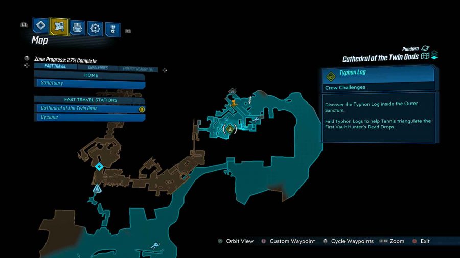 Catedral de los dioses gemelos Typhon Logs 3