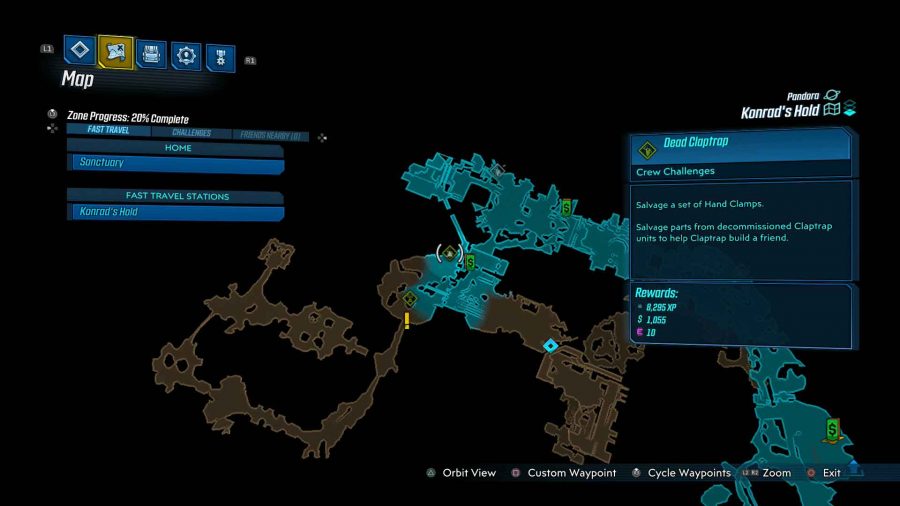 Konrads Hold Dead Claptrap 2