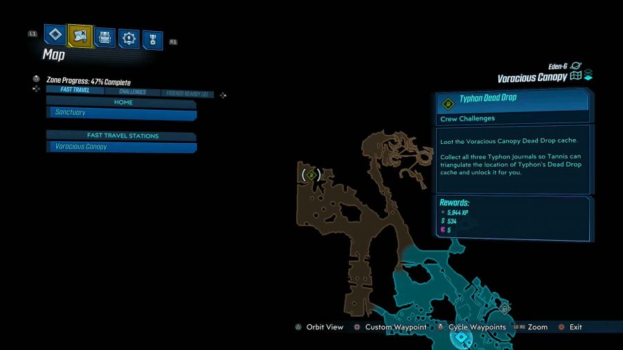 Canopy voraz Typhon Dead Drop