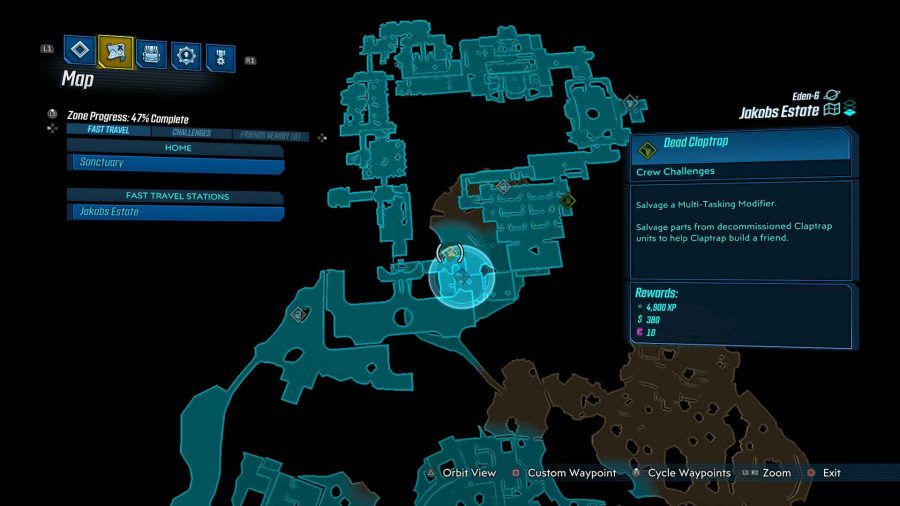 Jakobs Estate Dead Claptrap 2
