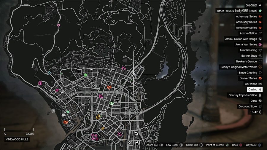 ¿Dónde está el casino Diamond en GTA Online?