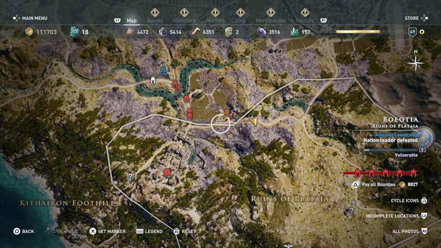 Ubicación de Deianeira Cultist ac Odyssey