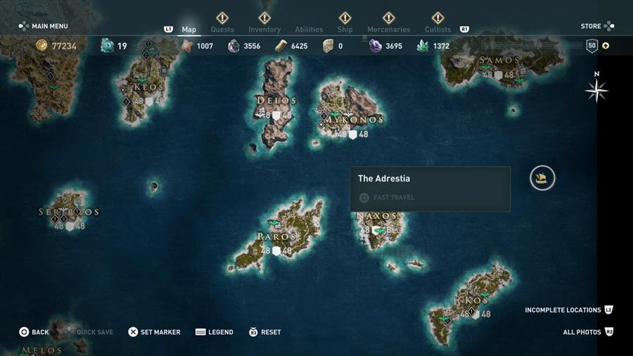 El tiburón AC Odyssey