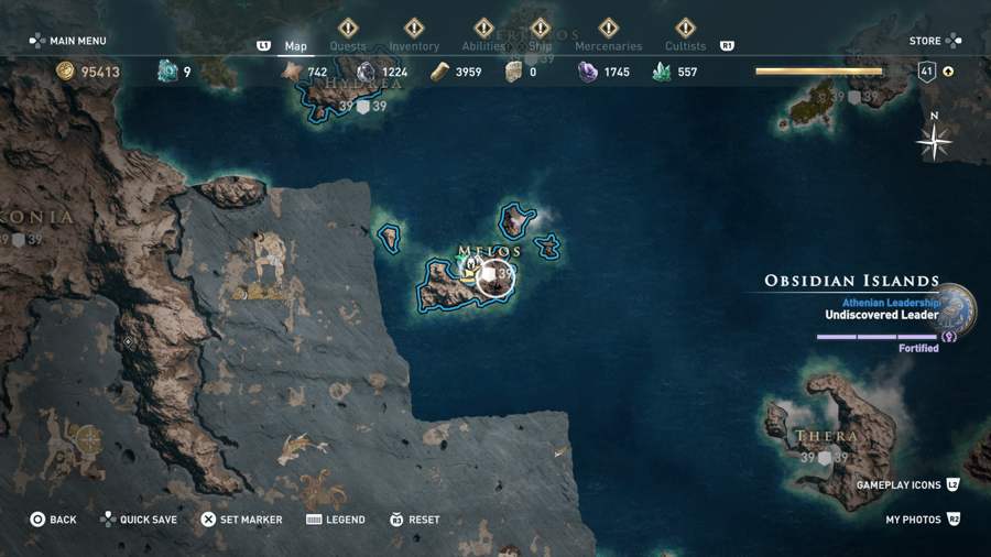 Ubicación del cultista de Sokos AC Odyssey