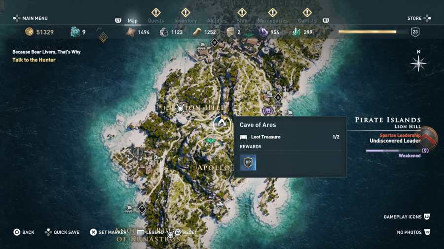 Ubicación de Harpalos AC Odyssey