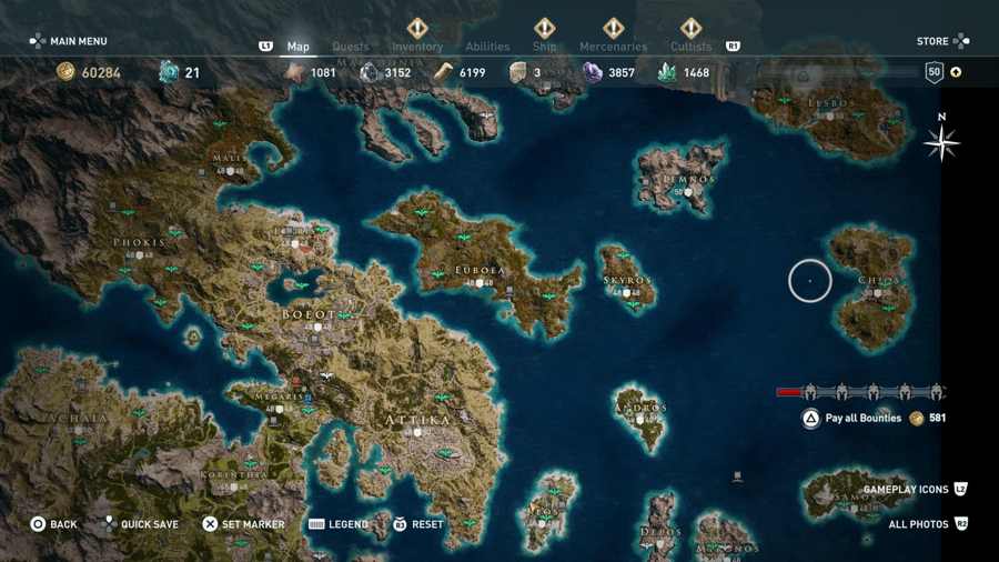 Ubicación de Iokaste AC Odyssey