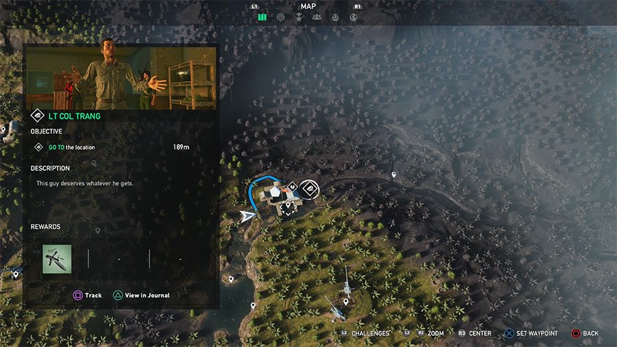 NVA Commander Location # 3 - Teniente Col Trang