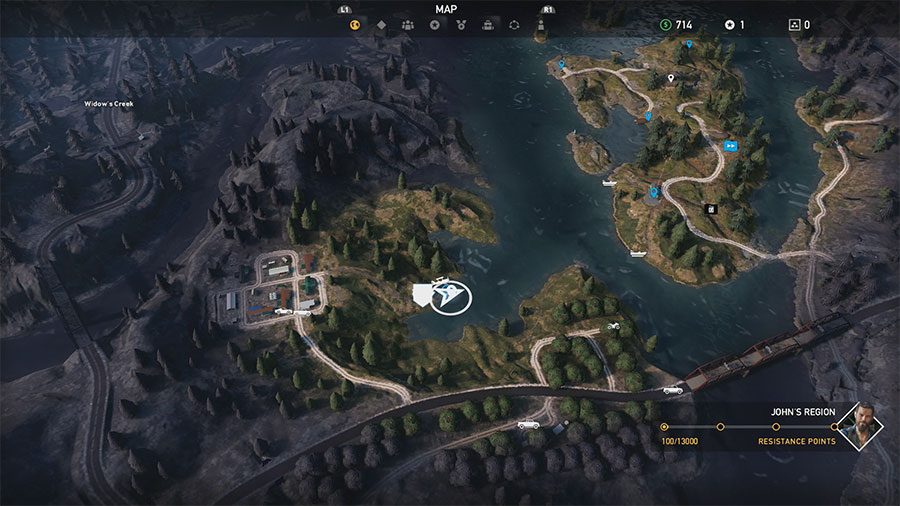 Dónde pescar en Far Cry 5