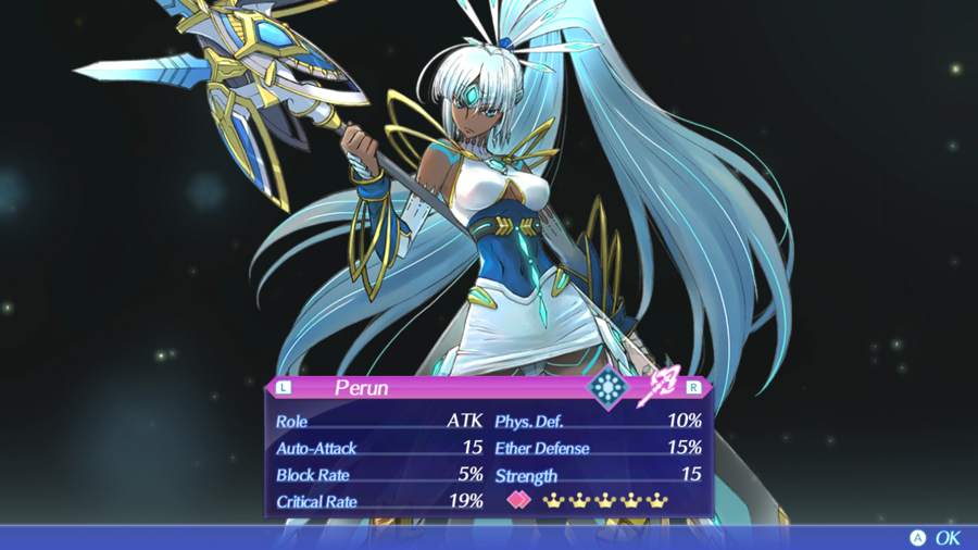 Xenoblade Chronicles 2 Perun Blade