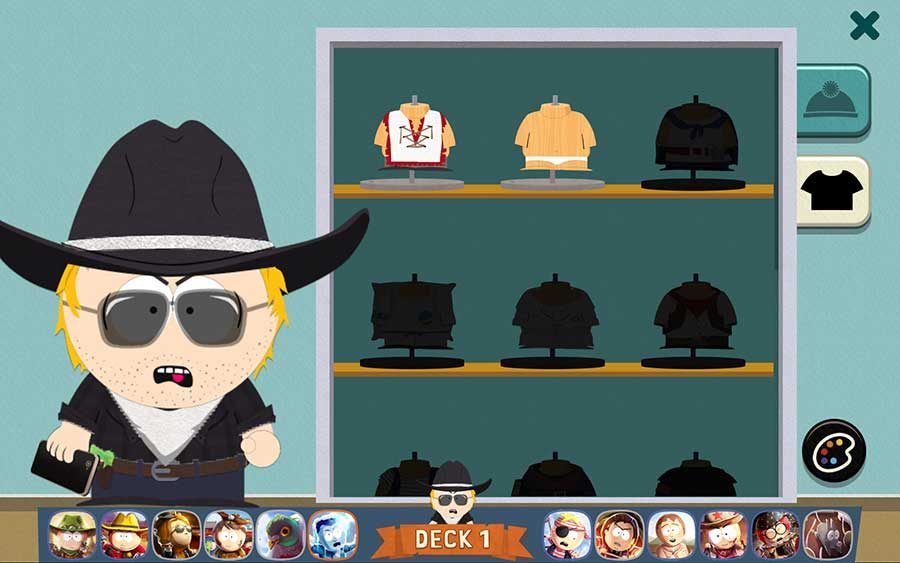 Guía de atuendos de destructor de teléfonos de South Park: atuendo de vaquero