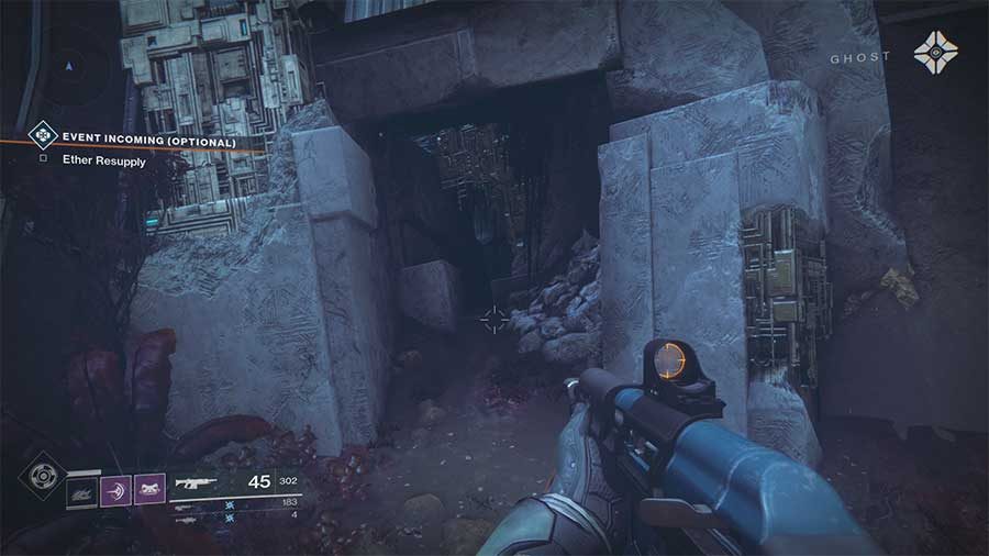 Nessus Lost Sector 3 - La entrada de la grieta