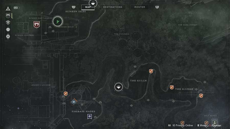Earth Lost Sector 17 - Mapa de Skydock IV