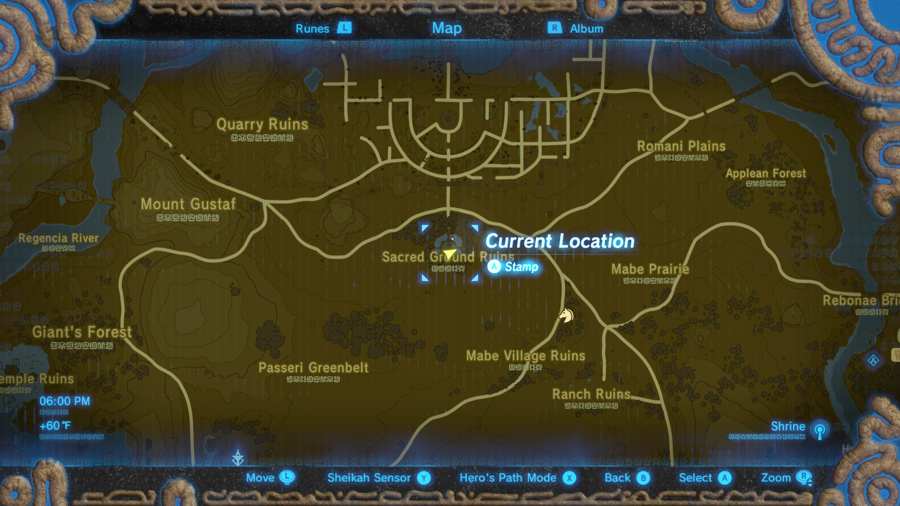 Breath Of The Wild Phantom Armor Set Ubicación 2