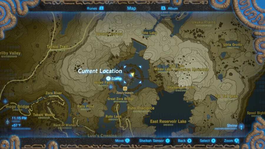 Ubicación de Breath Of The Wild Kapson