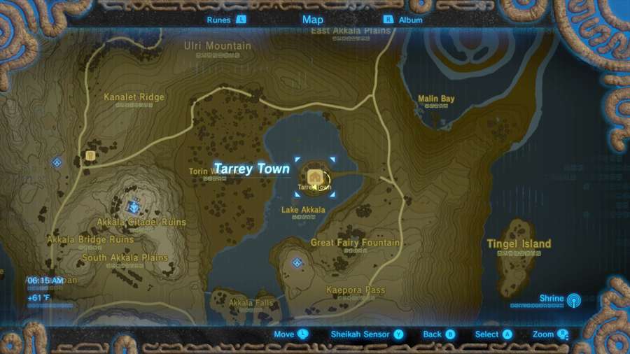 Zelda Breath Of The Wild Tarrey Town