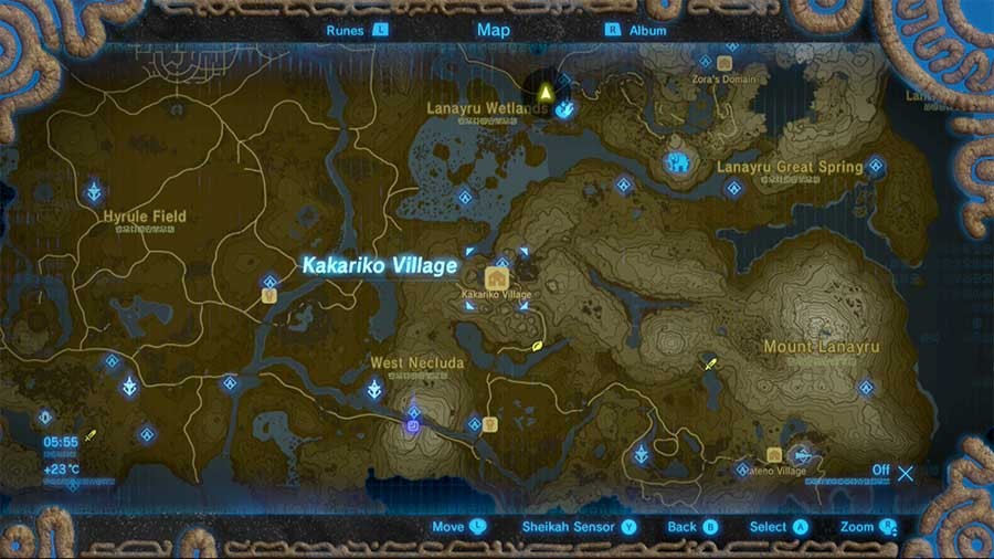 Cómo atrapar insectos, lagartos y todo lo demás fácilmente en Zelda Breath Of The Wild Location
