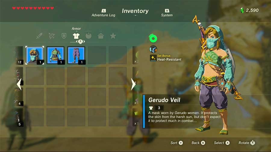 Conjunto Gerudo