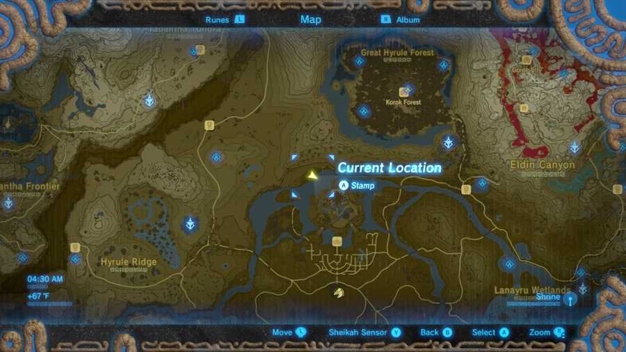 Zelda Aliento de la memoria salvaje 8