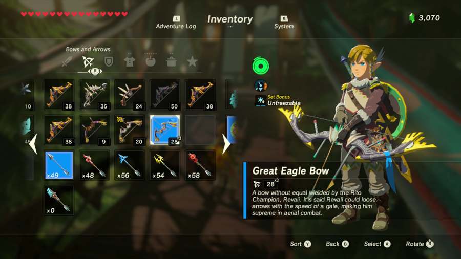Breath Of The Wild Gran Águila Arco