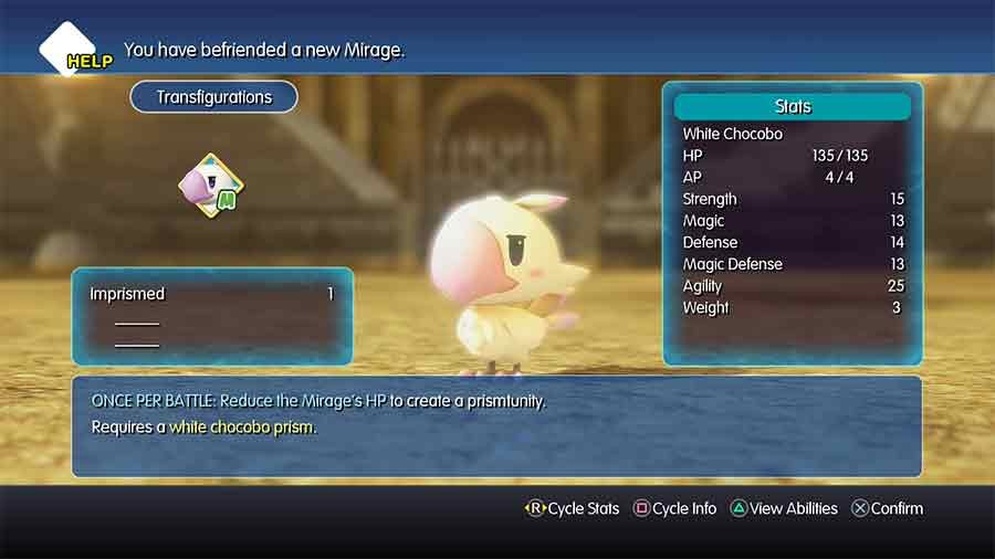 Cómo atrapar un chocobo blanco