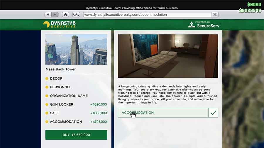Oficina de Maze Bank Tower