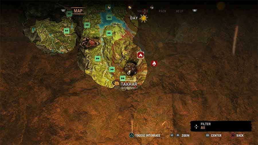 Far Cry Primal Beast Doma Guía - Ubicación del oso de las cavernas