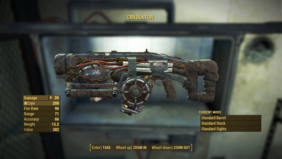 Dónde encontrar las mejores armas en Fallout 4: el Cryolator