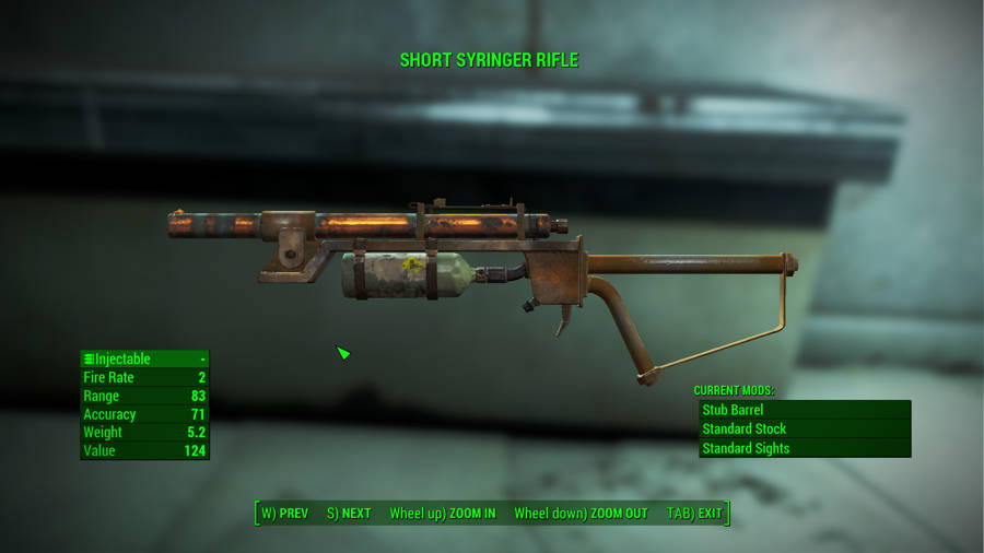 Dónde encontrar las mejores armas en Fallout 4: el rifle Syringer