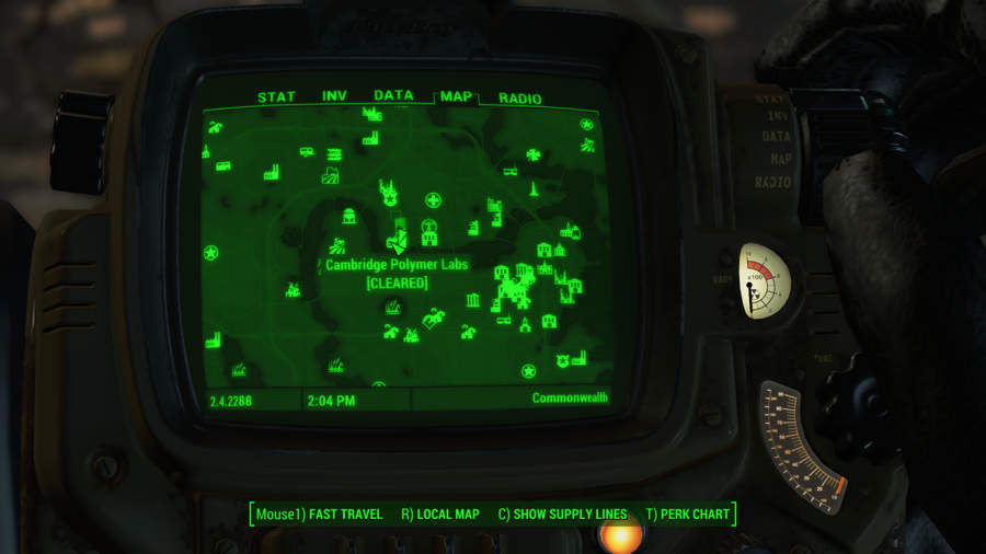 Guía de ubicación de la revista Fallout 4 - Massachusetts Surgical Journal 2