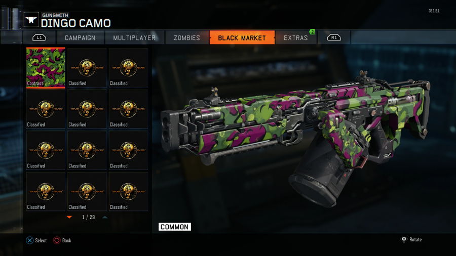 Camuflaje Dingo en contraste