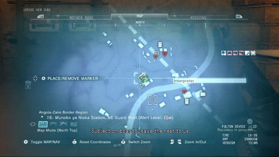 Intérprete de extractos de Metal Gear Solid 5 KiKongo